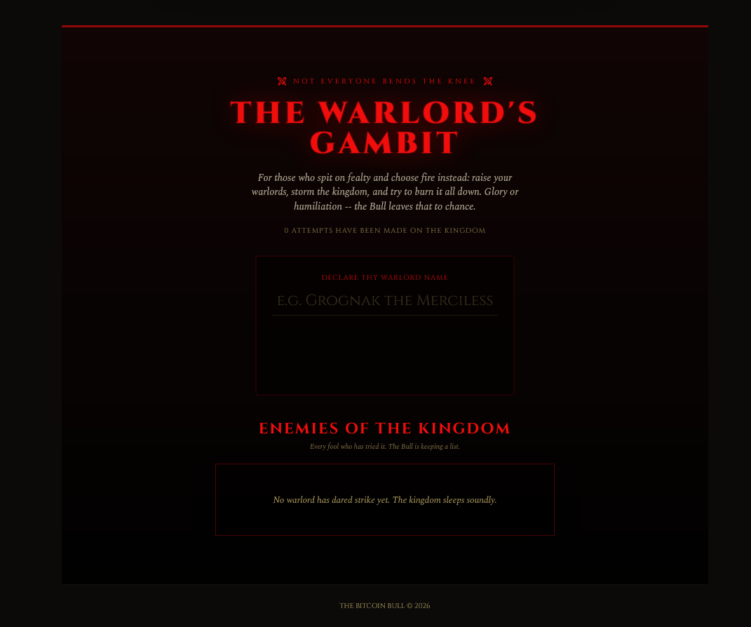 The Warlord's Gambit — Enemies of the Kingdom